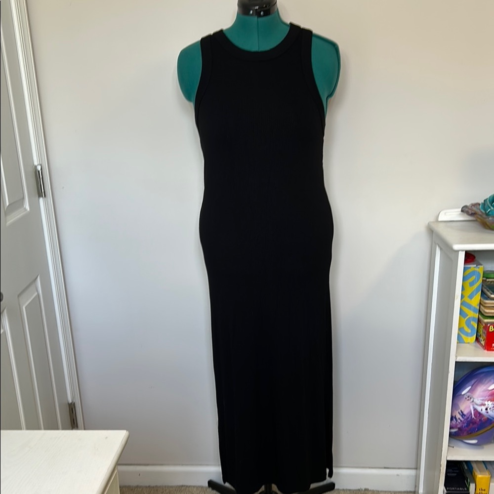 Banana Republic Black Jersey Tank Dress Size M